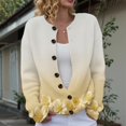thumbnail image 2 of Sweaters for Women Suitable Fall and Winter Comfortable and resistant to pilling Beige S Womens Sweaters, 2 of 5