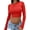 Big Red, variant on Women's Sexy Long Sleeve Crop Top 2023 Crew Neck Basic Fitted Tight Cropped T Shirts