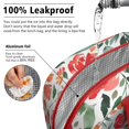 thumbnail image 5 of Lunch Bag Lunch Box for Women Reusable Insulated Lunch Cooler Bags,Large Capacity for Work Travel Picnic,Water-Resistant Pioneer Colorful Floral Lunch Tote Bag Gifts for Woman Mom Red, 5 of 6
