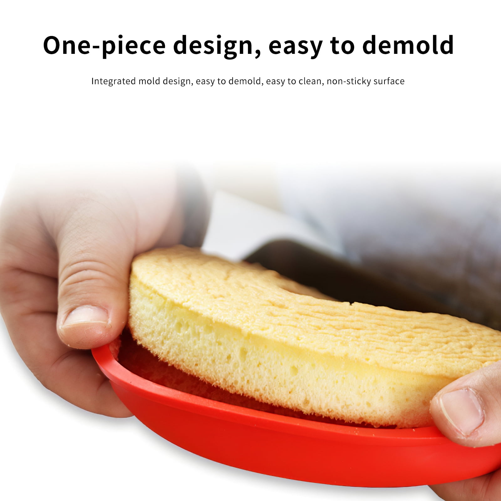 1pc Silicone Cake Mold, Modernist Cake Pan For Kitchen