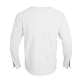 thumbnail image 4 of pstuiky camisas de manga larga para hombre, Camiseta deportiva informal de manga larga con botones y cuello redondo para hombre, color liso tops de invierno para hombre xl, 4 of 9