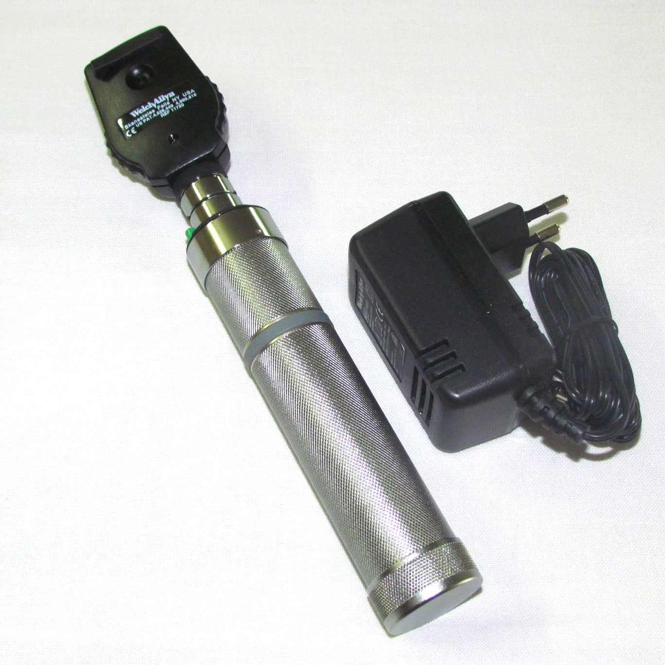 Welch Allyn 3.5v Coaxial Ophthalmoscope with Ni-Cad Handle in Case (Rechargeable)