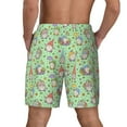 thumbnail image 4 of Uemuo Spring Gnomes Pattern Mens Swim Trunks Quick Dry Board Shorts with Mesh Lining, Stretch Beach Shorts Quick Dry No-Chafing Board Shorts-Medium, 4 of 9