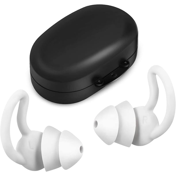 tapones para los oídos para dormir con cancelación de ruido, tapones de silicona ultra cómodos con reducción de ruido para dormir, ronquidos, carreras, tiro, viajes, conciertos