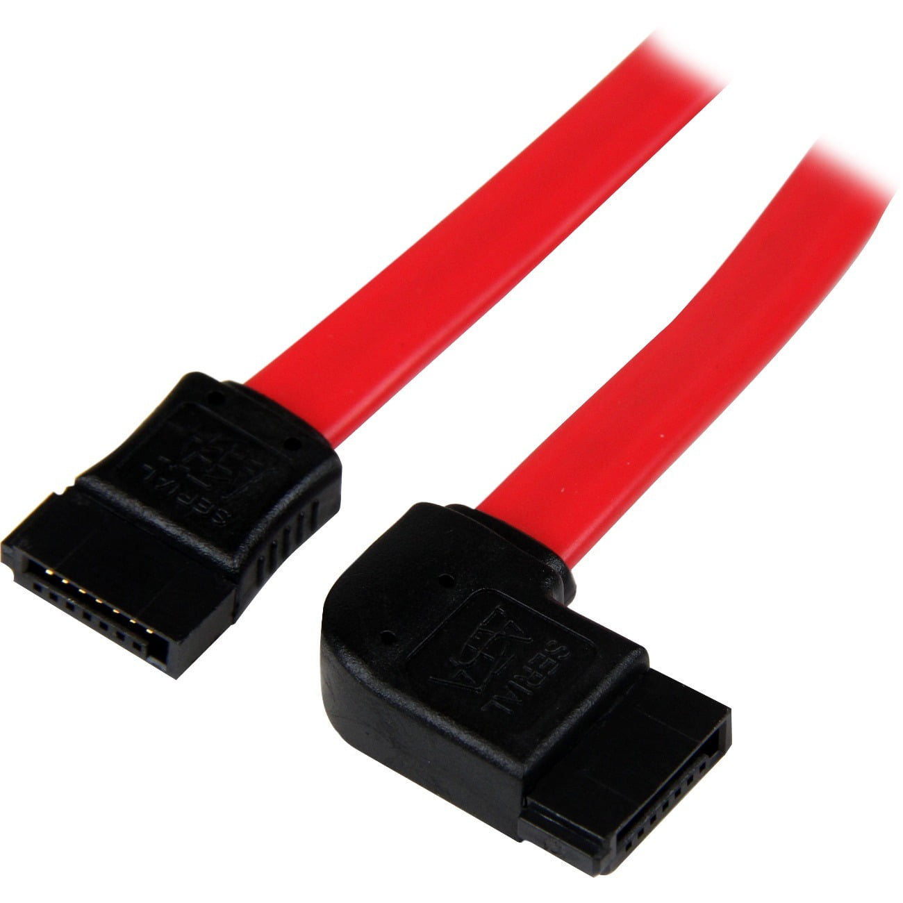 StarTech 18in SATA to Left Side Angle SATA Serial ATA Cable Walmart