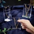 thumbnail image 3 of 3 soportes de acrílico para collares, expositores de joyas transparentes en forma de A, expositores de acrílico para pendientes, organizador de collares y soportes de marketing., 3 of 6