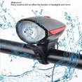 thumbnail image 2 of Juego de luces para bicicleta NikouMX con bocina USB recargable Rojo Deportes, 2 of 8