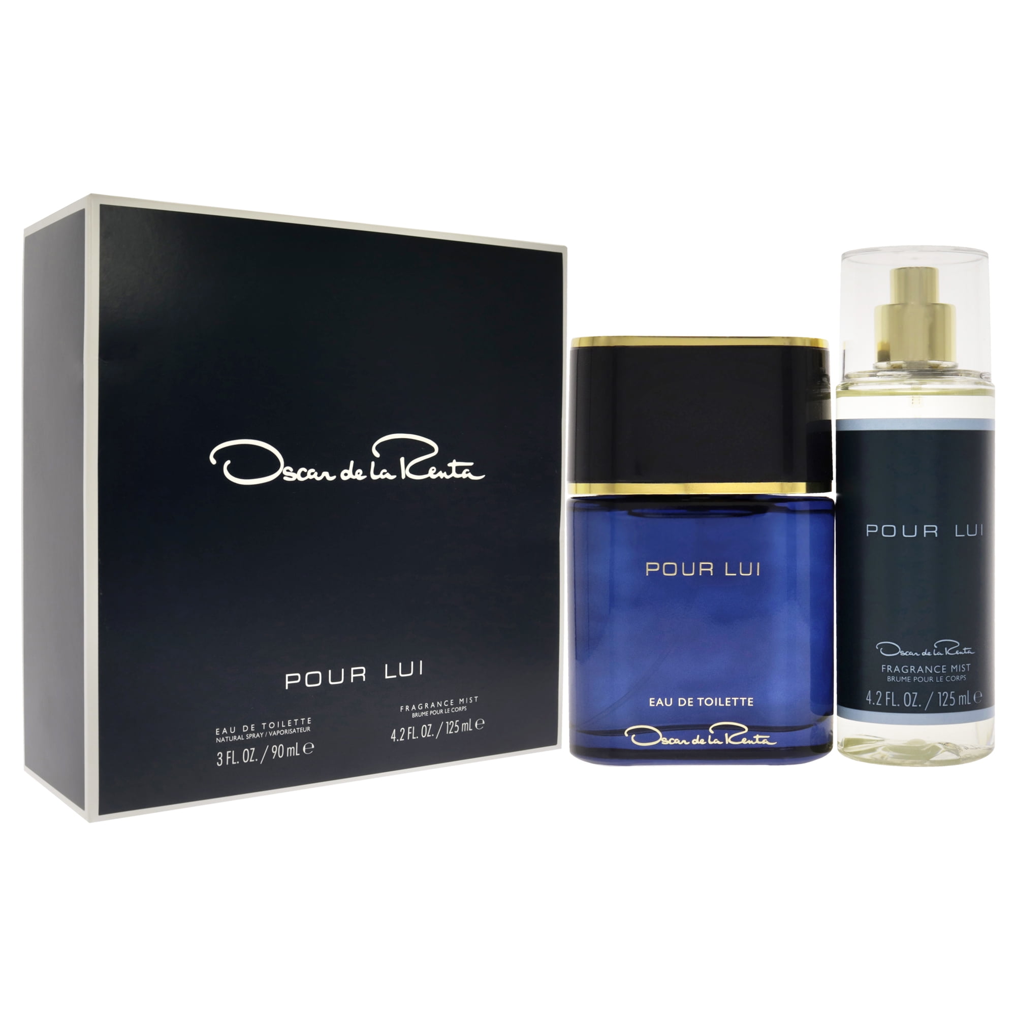 Oscar Pour Lui by Oscar De La Renta for Men 2 Pc Gift Set 3oz EDT Spray 4.2oz Fragrance Mist Walmart