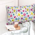 thumbnail image 5 of Kdxio Cotton Pillow Cases 20"x30" Pillowcases,Soft and Breathable Bedroom Pillow Cases-Doodle Fruits, 5 of 8