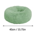 thumbnail image 2 of Dog Bed for Small Medium Large Dogs Cats,Calming Washable-Round Cozy Soft Pet Bed for Puppy and Kitten with Slip-Resistant Bottom(S,Green), 2 of 4
