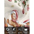 thumbnail image 7 of Gingerbread Christmas Cloth Napkins Set of 4 Reusable Dinner Napkins, Xmas Balls Branches Farmhouse Cocktail Napkin Washable Table Napkins for Wedding/Holiday Party/Baby Shower 20"x20", 7 of 7