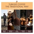 thumbnail image 3 of Kurukahveci Mehmet Efendi Ground and Roasted Turkish Coffee with Coffee Pot, Gift Set, 3 of 9
