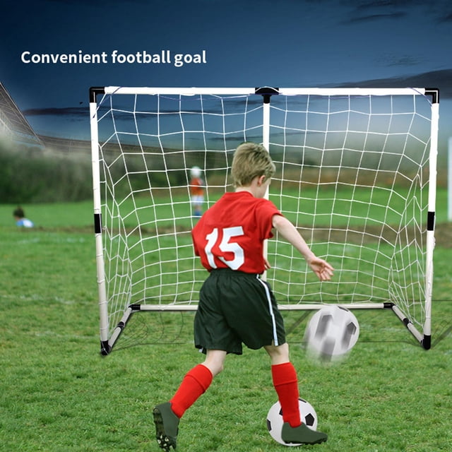 de portería de fútbol para deportivos Juguetes para interiore exteriores el ejercicio hijos para Niñas a de 3 , 143x70x110cm Largo 143x70x110cm Hugo Entrenador de patadas