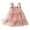 Pink, variant on Baby Girls' Dresses Sleeveless Embroider Princess Dance Party Floral Tulle Clothes Dress for Girl Size 1-2T