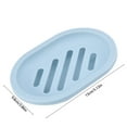thumbnail image 4 of Yhmxh Compact Self Draining Soap Dish, ABS Plastic Bathroom Tray with Removable Grid, Non-Slip Soap Holder Solid Color Soap Dish Tray Container, Quick-Dry Drainage Soap Case for Kitchen, Sink, 4 of 6