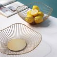 thumbnail image 7 of Fruit Basket Metal Wire Mesh Holder Covered Fruit Bowl for Kitchen Counter Mesh Fruit Holder Fruits Storage Drain Basket Apple Basket Food Strainers for Banana Vegetables, 7 of 7