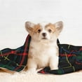 thumbnail image 4 of Disketp Buffalo Plaid Dark Green Dog Blanket/Bed Cover for Dogs and Cats,Puppy Essentials-Large, 4 of 8