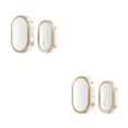 thumbnail image 4 of Injueey Timbre inalámbrico 4 Volumen Luz indicadora ajustable Mute Door Bell Apartment Punch Free para niños Enchufe de EE. UU. uno 2piezas, 4 of 6
