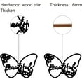 thumbnail image 4 of Unfinished Wood Cutout Sign Wooden Crafts DIY Slice Embellishment Laser Cut Wooden Butterfly Decorative Sign for Personalized Kitchen Home Wall Art Decor Supplies 8x12Inch, 4 of 8