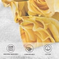 thumbnail image 4 of GZHJMY Yellow Rose Hand Towel Cotton Soft Absorbent Bath Hand Towels Decor, Multipurpose for Kitchen, Hotel, Spa, Yoga, Gym, Set of 2, 4 of 7