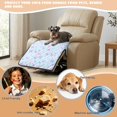 thumbnail image 5 of ZIATUBLES Pastel Butterfly Print Recliner Chair Slipcover, Anti-Slip Washable Furniture Protector for Reclining Couch Seat Cushion, Pet Dog Cat Friendly Living Room Decor Accessory, 5 of 8