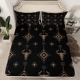 thumbnail image 2 of Feelyou Tribal Sheep Skull Full Size Sheets for Teen, Hippie Aztec Abstract Bed Sheets, Cowgirl Cowboy Sheet Sets, Luxury Bedroom Decor, 4 Pieces, 2 of 7