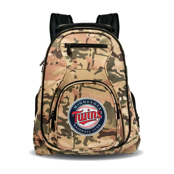 MOJO Minnesota Twins 19" Camo Premium Laptop Backpack