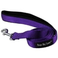 thumbnail image 2 of Dogs My Love 4ft Long Neoprene Padded Handle Nylon Leash 4 Sizes Purple (Large - 3/4" Wide), 2 of 2