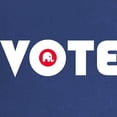 thumbnail image 2 of CafePress - Vote Red Maternity Dark T Shirt - Maternity Dark T-Shirt, 2 of 3
