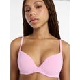 thumbnail image 3 of No Boundaries Wire Free Double Push Up Bra with Lace, Women's 32A-44DDD, 3 of 4