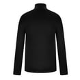 thumbnail image 3 of HaoXianJian Mens Mock Turtleneck Long Sleeve T-Shirts Solid Color Basic Slim Fitted Pullover Tees Casual Soft Comfort Big & Tall Shirts Casual T Shirts Lightweight Sweaters Size 2X 3X, 3 of 5