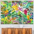 thumbnail image 1 of Design Art - Feuilles et Fleurs Tropicales, 1 of 1