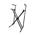 thumbnail image 4 of Almencla Piano Keyboard Stand Double Braced Strong Stable Digital Piano Stand Double Braced x Shaped Keyboard Stand for Travel Amateur, 4 of 8