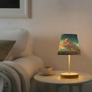 YAZAOO Table Lamp Creative Dream above The Clouds Pattern Simple Pattern Night Light