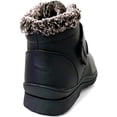 thumbnail image 4 of Men's Boots Fur Lined Hook and Loop Warm Winter Ankle Shoes, 4 of 7