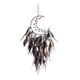 thumbnail image 2 of Colgante de pared tejido bohemio hecho a mano, colgante con forma y borlas de plumas trenzadas para dormitorio, fiesta, sala de estar, adorno Marrón perfecl Colgante de pared de macramé, 2 of 8