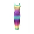 thumbnail image 3 of Sleeveless Long Print Suspender Dress, 3 of 7