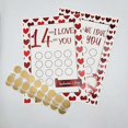 thumbnail image 5 of 14 Things I Love Abouts You Scratch Card Writable Happiness Recording Scratch Card for Valentine Gift, 5 of 5