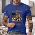 thumbnail image 2 of Leey-World 250 Anniversary Usa Shirt Eagle and Flag 250 Years 1776-2026 250th Birthday T-Shirt(Blue,S), 2 of 5