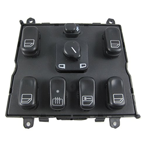 JDMSPEED New Electric Power Window Master Control Switch Replacement for Mercedes Benz ML320 1998-2003, ML500 2002-2003, ML55 AMG 2000-2003, ML430 1999-2001 Replaces 1638206610 901-573 80933103066