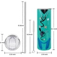 thumbnail image 4 of Nurse Tumbler With Lid and Straw Stainless Steel 20oz Nurse Skinny Tumbler Insulated Nurse Tumbler Water Bottle Cups Travel Mug Nurse Gifts for Women, 4 of 6