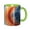 Green, variant on Marble Coffee Mug Fun Custom Ceramic Mugs 11oz Sky Blue