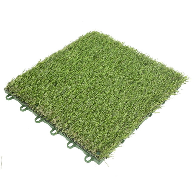 Plastic Lawn Ornament, Green Plants Decoration 3cm Turf Plastic Grass Bottom For Balconies For Courtyard For Interior Decoration
