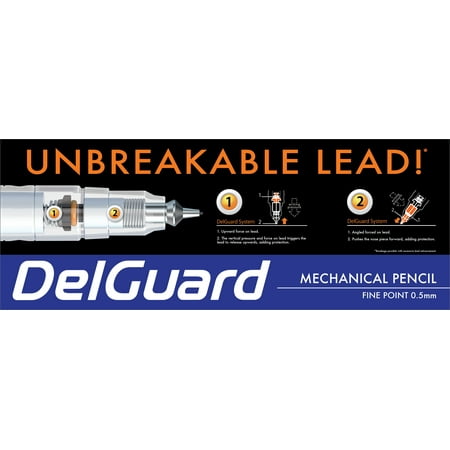 Zebra Mechanical Pencil 0.5 mm Unbreakable Lead Black 58611