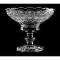 thumbnail image 3 of Aurum Crystal, Bohemia Crystal 50702, 8" Dia Crystal Cut Fruit Bowl on a Stem, 3 of 4