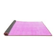 thumbnail image 2 of Ahgly Company Indoor Square Solid Pink Modern Area Rugs, 7' Square, 2 of 4