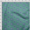 thumbnail image 3 of oneOone Organic Cotton Voile Fabric Floral Block Print Sewing Fabric BTY 42 Inch Wide, 3 of 4