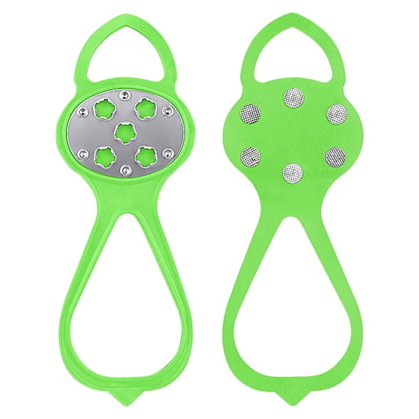 Zapato para Espigas Hielo Crampones Nieves Garras 5 Dientes Sin Deslizamiento Zapatos