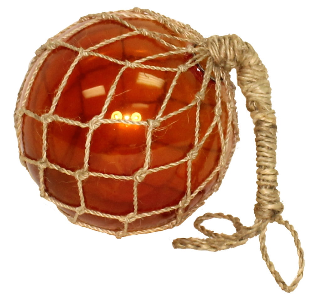 GLASS FISHING FLOAT Buoy Net Floats NAUTICAL DECOR