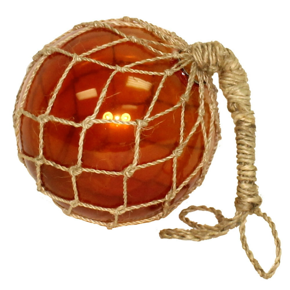 GLASS FISHING FLOAT Buoy Net Floats NAUTICAL DECOR